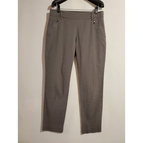Anthropologie Pants - Cartonnier Anthropologie Charlie Trouser Ankle Pants Womens Size 6 Taupe Stripe